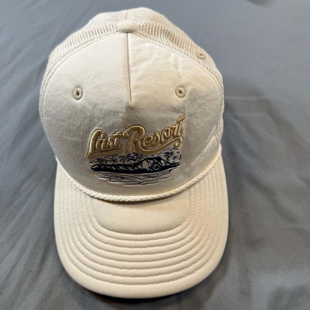 Hemlock Last Resort Trucker Hat Cap Cream One Size
